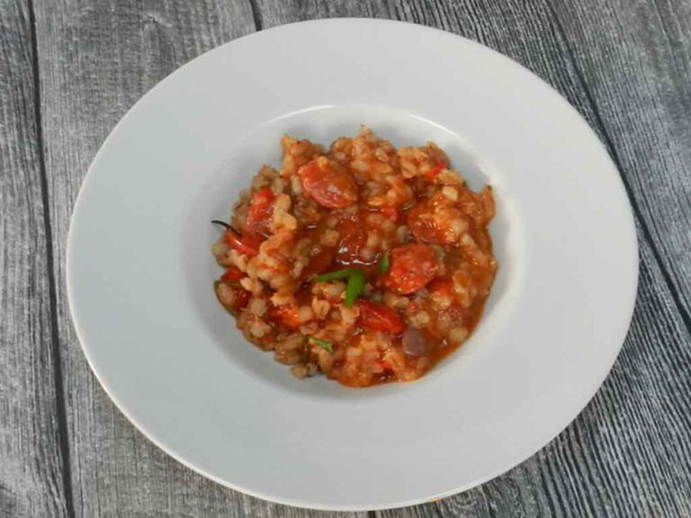 Graupen-Risotto mit Chorizo – mediterrane Kochgesellschaft 2000 e.V.