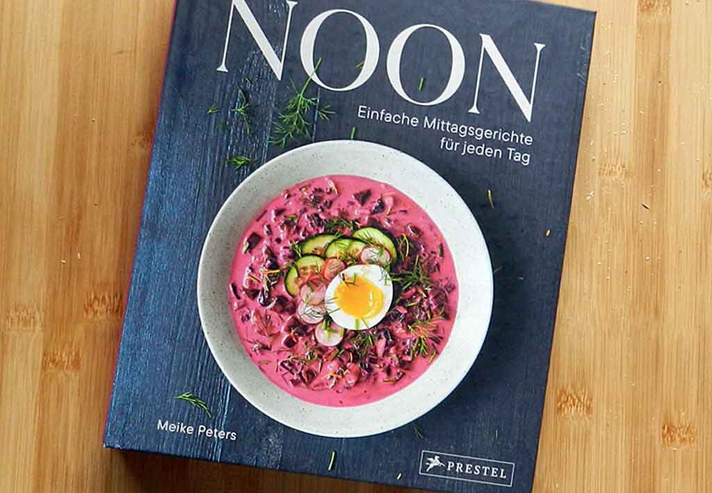 Noon - abwechslungsreiche Küche für jeden Tag, urteilt die mediterrane Kochgesellschaft über das Buch von Meike Peters. -