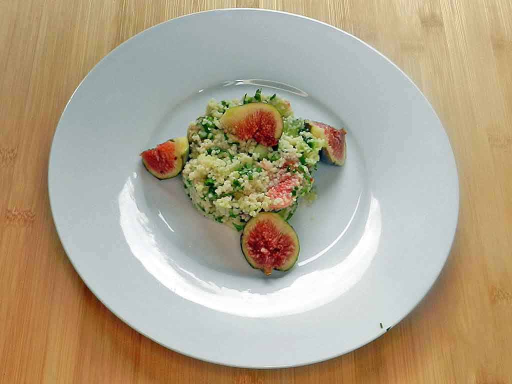 Tabouleh aus Feigen ist ein wahrlicher Genuss findet die mediterrane Kochgesellschaft.