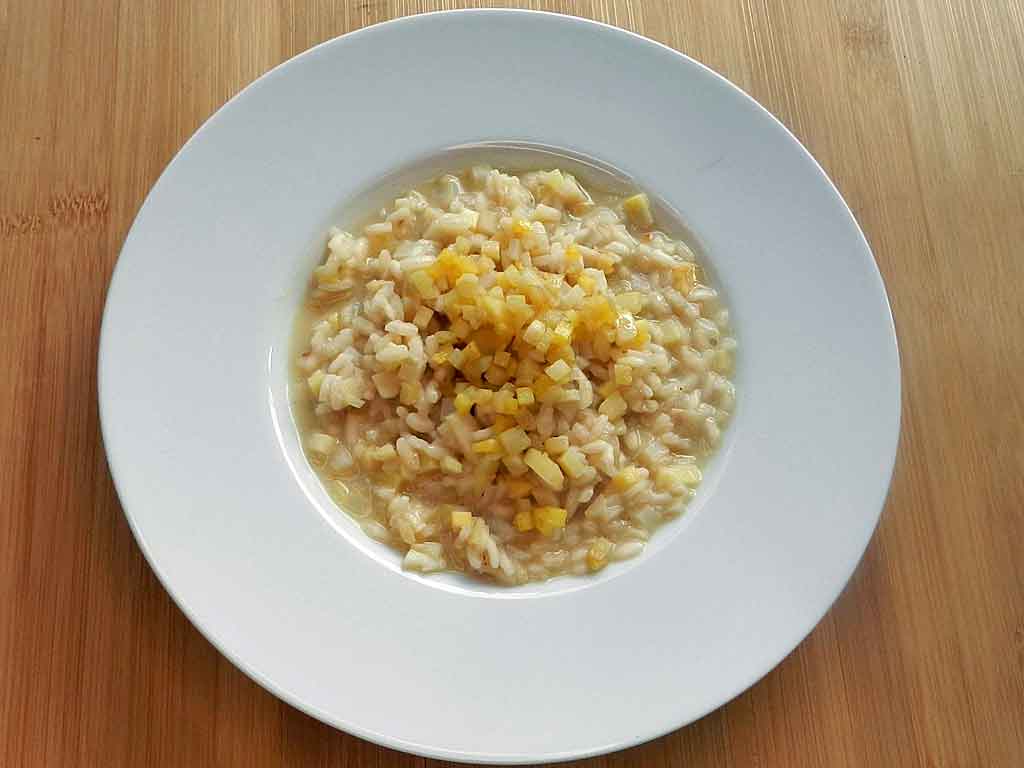 Gar nicht erdig findet die mediterrane Kochgesellschaft diesen Risotto mit Wurzelgemüse.